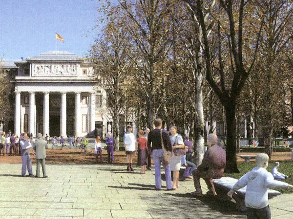 Los alrededores del Museo del Prado, en el futuro