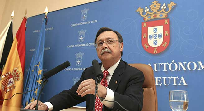 El presidente de la Ciudad Autónoma de Ceuta, Juan Jesús Vivas