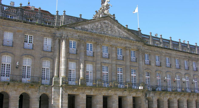 Ayuntamiento de Santiago de Compostela. (WIKIMEDIA)