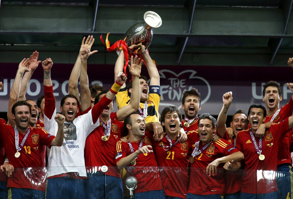 España levanta la Eurocopa de 2012