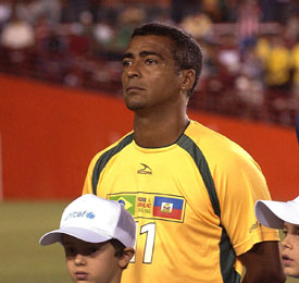 Romario, con Brasil