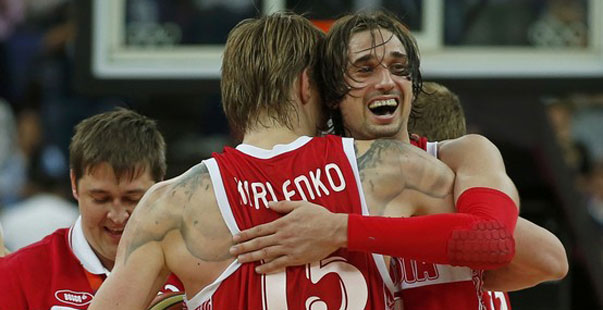 Kirilenko y Shved con Rusia